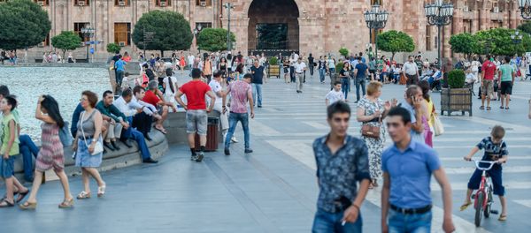 Площадь Республики в Ереване, фото из архива - Sputnik Азербайджан