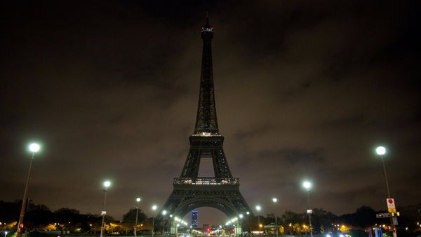 Вид на Эйфелеву башню в Париже - Sputnik Азербайджан