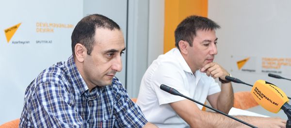 Видеомост Баку-Минск-Кишинев-Бишкек на тему Международный день блога глазами блогеров из СНГ - Sputnik Азербайджан