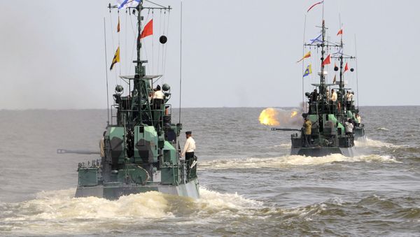 Учения батальона морской пехоты Каспийской флотилии РФ - Sputnik Азербайджан