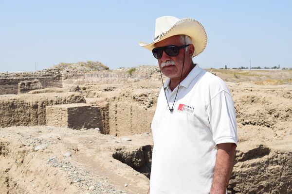 Qədim Şəmkir şəhəri ərazisində arxeoloji qazıntılar Qədim Şəmkir şəhəri ərazisində arxeoloji qazıntılar - Sputnik Азербайджан