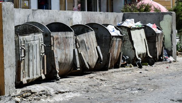Мусорные баки, фото из архива - Sputnik Азербайджан