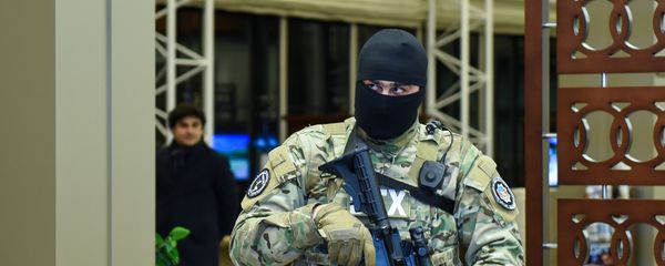 Сотрудник Службы государственной безопасности Азербайджана, фото из архива - Sputnik Азербайджан
