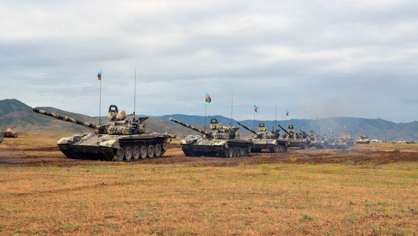 Военные учения азербайджанской армии, фото из архива - Sputnik Азербайджан