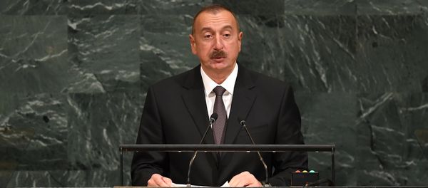 Президент Азербайджана рассказал на Генассамблее ООН о Карабахском конфликте - Sputnik Азербайджан