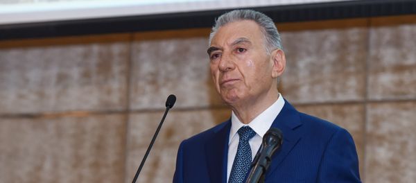 Председатель Госкомитета Азербайджана по делам беженцев и вынужденных переселенцев Али Гасанов  - Sputnik Азербайджан