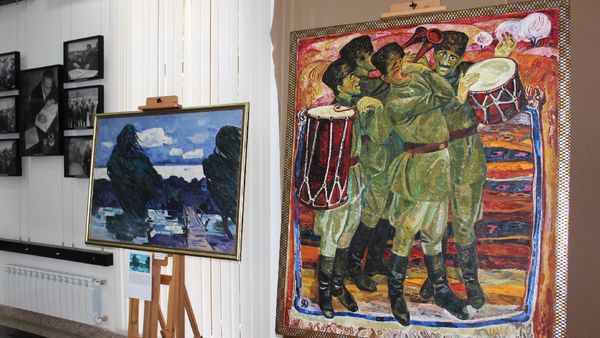 Картины Асафа Джафарова, фото из архива - Sputnik Азербайджан