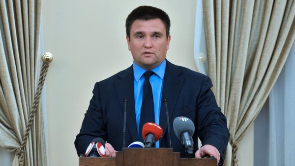 Министр иностранных дел Украины Павло Климкин, фото из архива - Sputnik Азербайджан