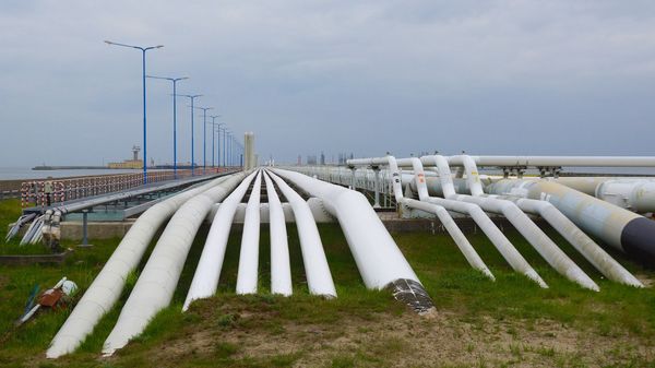 Газораспределительная станция, фото из архива - Sputnik Азербайджан