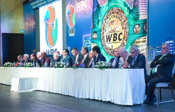 Пятьдесят пятая Конвенция Всемирного боксерского совета (WBC) в Баку. 2 октября 2017 года  - Sputnik Азербайджан