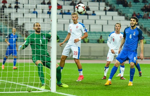 Отборочный матч Чемпионата мира - 2018 по футболу между сборными Азербайджана и Чехии. - Sputnik Азербайджан