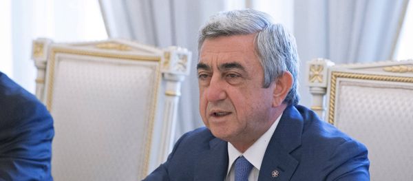 Президент Армении Серж Саргсян, фото из архива - Sputnik Азербайджан