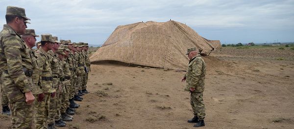 Учения ракетных и артиллерийских соединений ВС Азербайджана - Sputnik Азербайджан