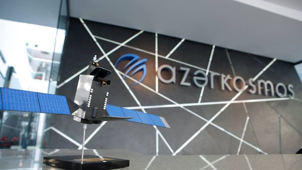 В офисе ОАО Azərkosmos - Sputnik Азербайджан