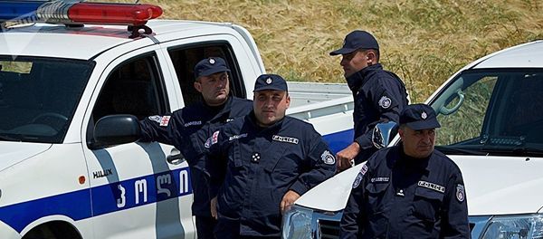 Сотрудники грузинской полиции - Sputnik Азербайджан