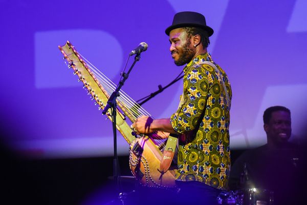 Концерт гвинейского музыканта Сейку Кояте в рамках Baku Jazz Festival 2017 - Sputnik Азербайджан
