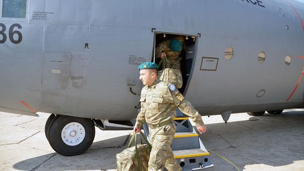 Азербайджанские миротворцы вернулись из Афганистана - Sputnik Азербайджан