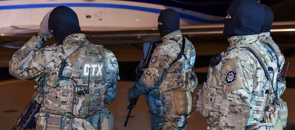 Сотрудники  Службы государственной безопасности Азербайджана, фото из архива - Sputnik Азербайджан