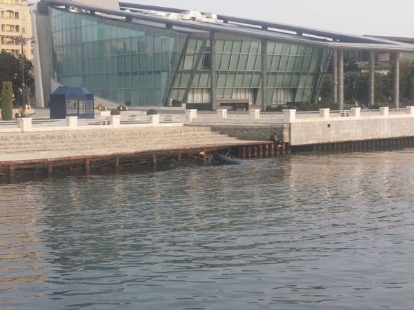 В этом месте сточные воды сбрасываются прямо в Каспийское море - Sputnik Азербайджан