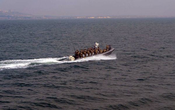 Cамооценка 1-го уровня по Воспрещению действий в море с Палубной группой ВМС Азербайджана, объявленной в Объединение Совместных Сил - Sputnik Азербайджан