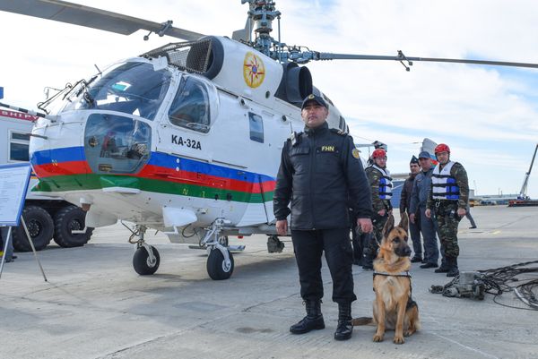 Международные комплексные учения по совместной деятельности МЧС Азербайджана, России, Казахстана, Ирана и Туркменистана Хазар 2017 - Sputnik Азербайджан