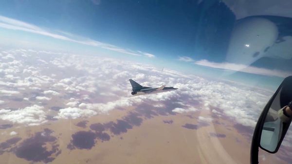 Авиаудары бомбардировщиками Ту-22М3 ВКС РФ по объектам террористов в провинции Дейр-эз-Зор - Sputnik Азербайджан