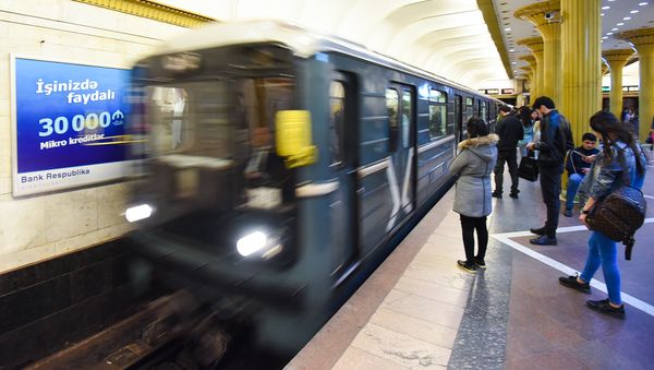 Бакинский метрополитен. Станция Нариман Нариманов - Sputnik Азербайджан