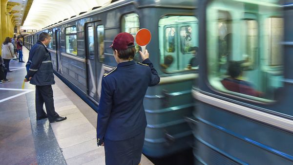 Бакинский метрополитен. Станция Нариман Нариманов - Sputnik Азербайджан