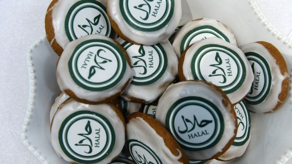 Печенье, представленное на открытии выставочной экспозиции RUSSIA HALAL EXPO, фото из архива - Sputnik Азербайджан