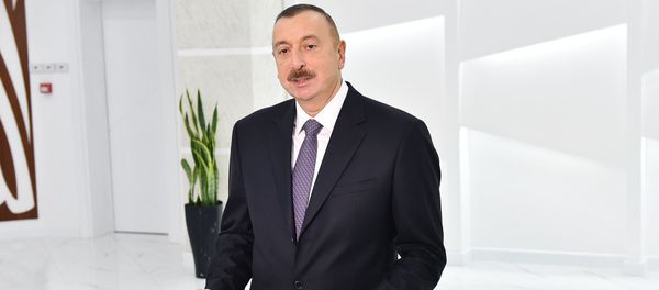 Президент Ильхам Алиев принял участие в открытии Абшеронского Олимпийского спортивного комплекса - Sputnik Азербайджан