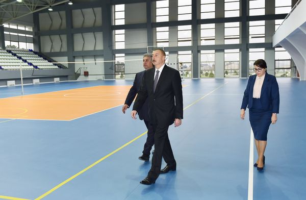 Президент Ильхам Алиев принял участие в открытии Абшеронского Олимпийского спортивного комплекса - Sputnik Азербайджан
