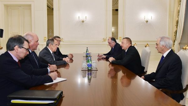 Президент Ильхам Алиев принял делегацию, возглавляемую министром иностранных дел России - Sputnik Азербайджан