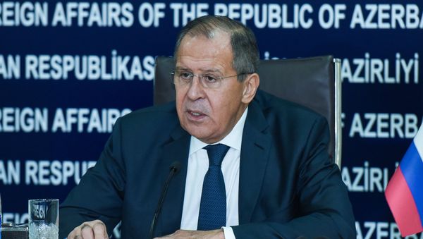 Министр иностранных дел России Сергей Лавров - Sputnik Азербайджан