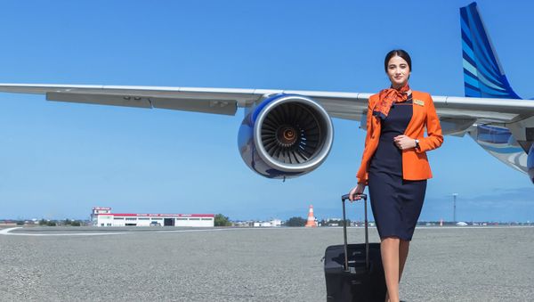 Бортпроводница в ЗАО Азербайджанские авиалинии (AZAL) - Sputnik Азербайджан