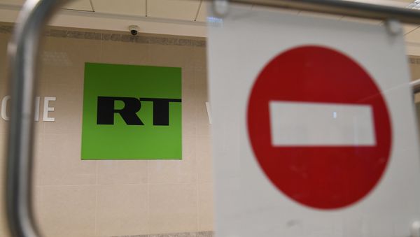 Офис телеканала Russia Today в Москве - Sputnik Азербайджан