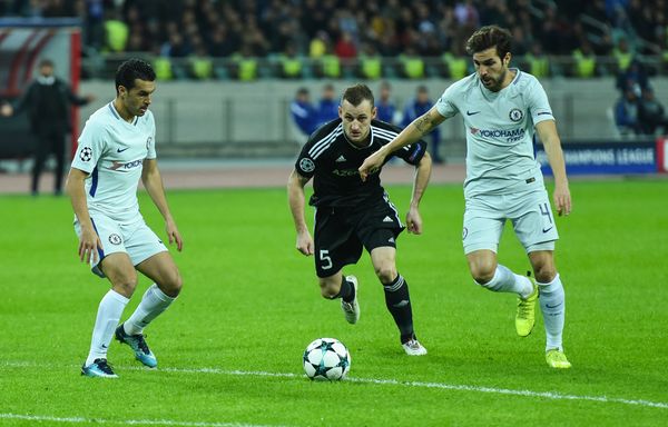 Матч пятого тура группового этапа Лиги чемпионов UEFA между ФК Карабах и ФК Челси - Sputnik Азербайджан