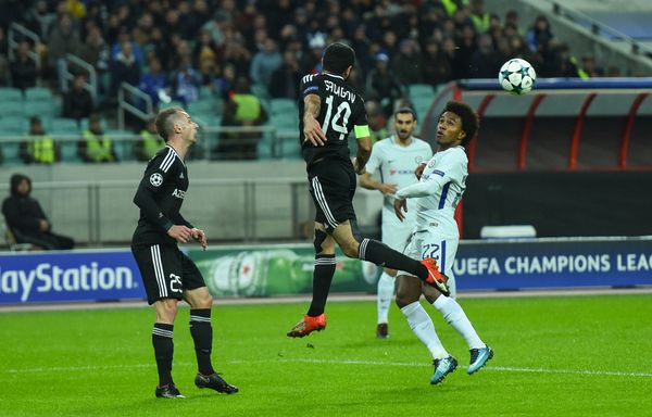 Матч пятого тура группового этапа Лиги чемпионов UEFA между ФК Карабах и ФК Челси - Sputnik Азербайджан