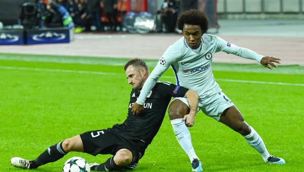 Матч пятого тура группового этапа Лиги чемпионов UEFA между ФК Карабах и ФК Челси - Sputnik Азербайджан