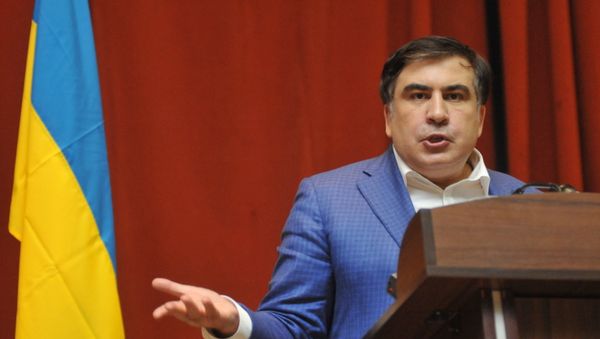 Экс-президент Грузии и советник президента Украины М.Саакашвили - Sputnik Азербайджан