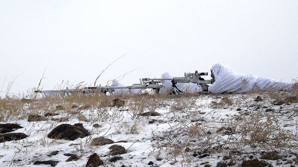 Учебные сборы снайперов в Отдельной Общевойсковой Армии  - Sputnik Азербайджан