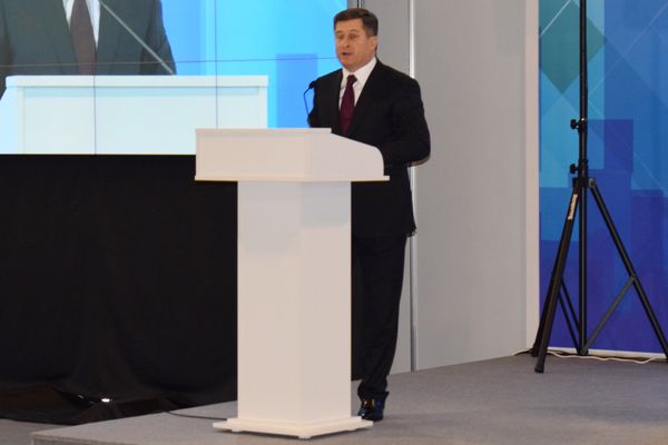 Выступление председателя Государственного комитета по имущественным вопросам АР Керема Гасанова - Sputnik Азербайджан