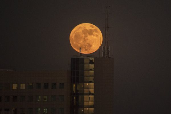Суперлуние в ночь с 3 на 4 декабря 2017 года - Sputnik Азербайджан