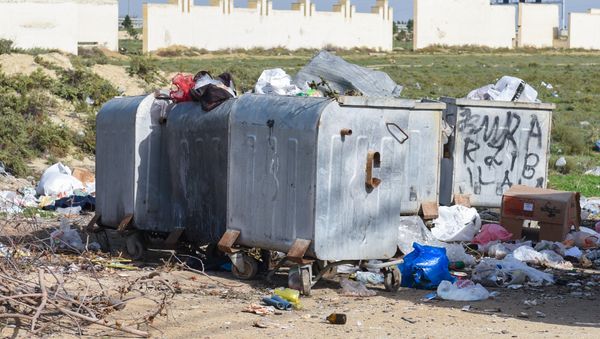 Мусорные баки, фото из архива - Sputnik Азербайджан