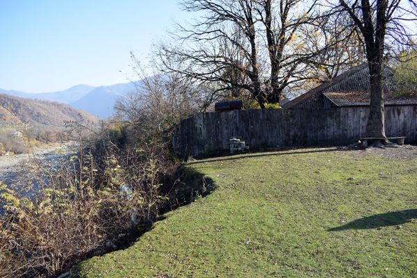 Места в селе Галаджыг Исмаиллинского района, где проходили съемки фильма Мачеха - Sputnik Азербайджан