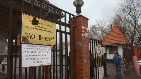 Овощная база в микрорайоне Хлебниково города Долгопрудного, принадлежащая ЗАО Вегетта, фото из архива - Sputnik Азербайджан