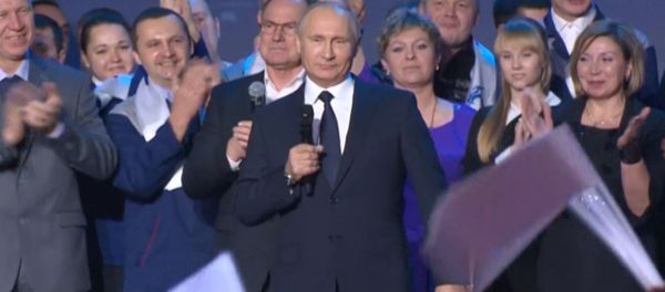 Путин заявил о намерении участвовать в выборах президента - Sputnik Азербайджан