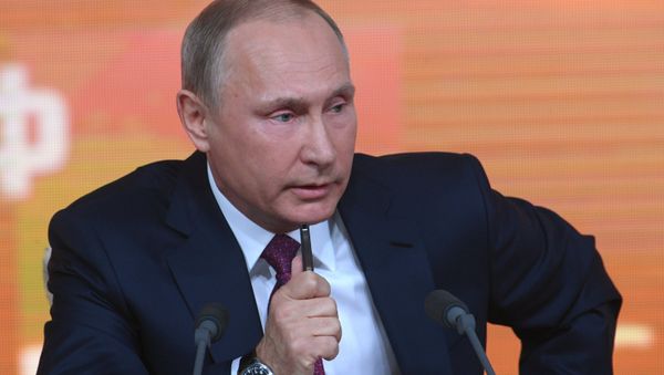 Президент РФ Владимир Путин - Sputnik Азербайджан