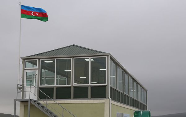 Открытие новопостроенного пункта управления тактического учебного городка - Sputnik Азербайджан