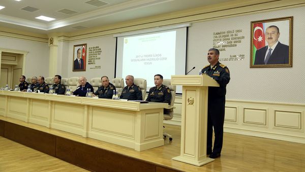 В Министерстве Обороны состоялось расширенное заседание коллегии по итогам года - Sputnik Азербайджан