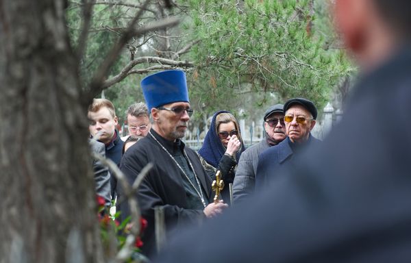 Похороны генерального директора информационного агентства Интерфакс-Азербайджан Александра Иванова - Sputnik Азербайджан